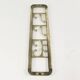 Art Deco brass wall hanger, Austria, 1940s.