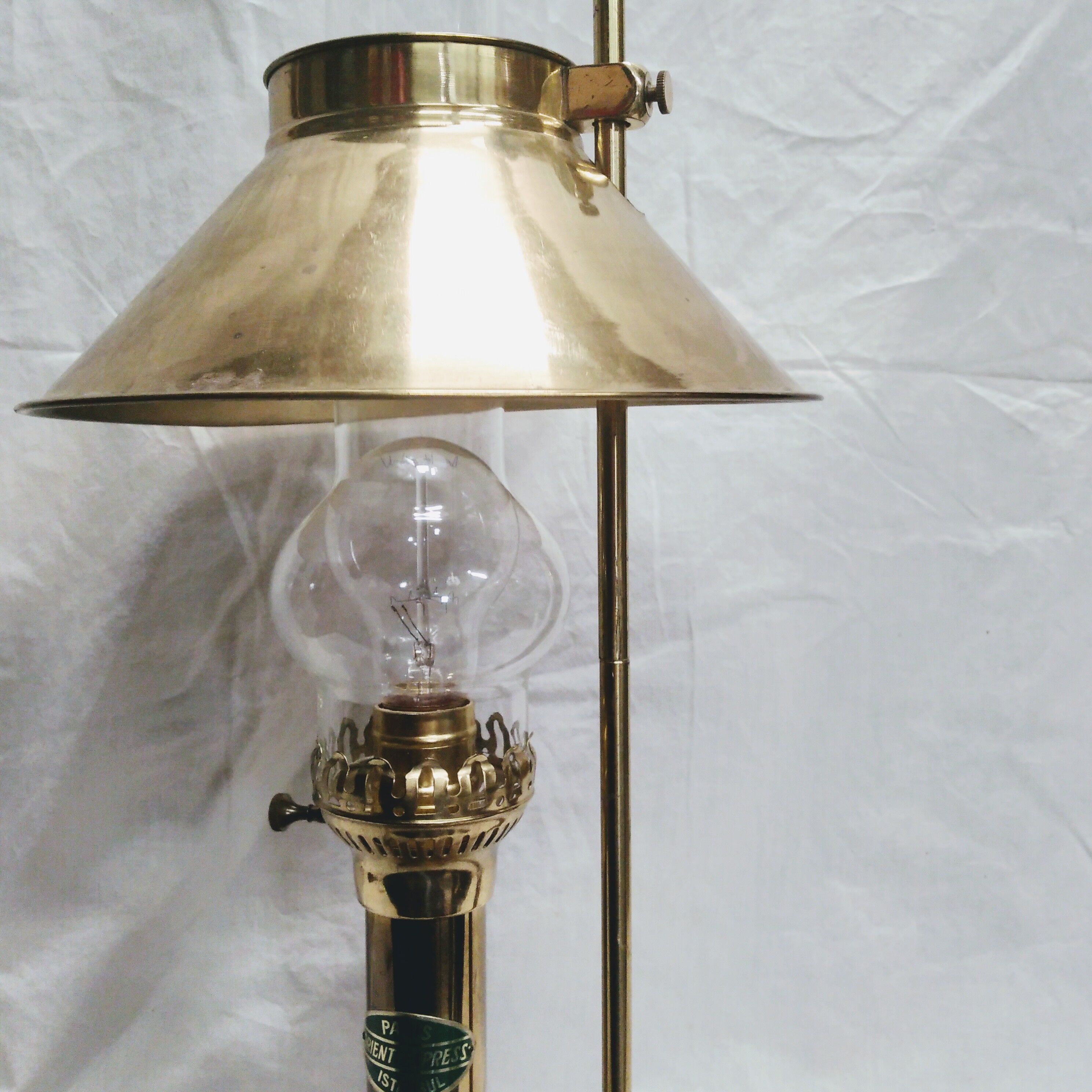 Lamp Orient Express Paris Istanbul 1970