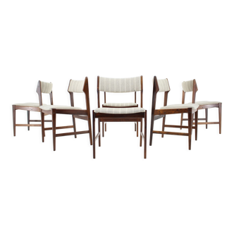 6 chaises de salle à manger Erich Buch Solid Palisander, Danemark, 1960