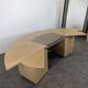 Large semicircular desk by André Putman published by Ecart International.