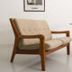 Bench, Danish sofa 2 places in teak by Gustav Thams, for Uldum Mobelfabrik, 1960