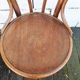 set of 4 Thonet bistro chairs with wooden seats N°4118