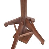 Teak coat rack