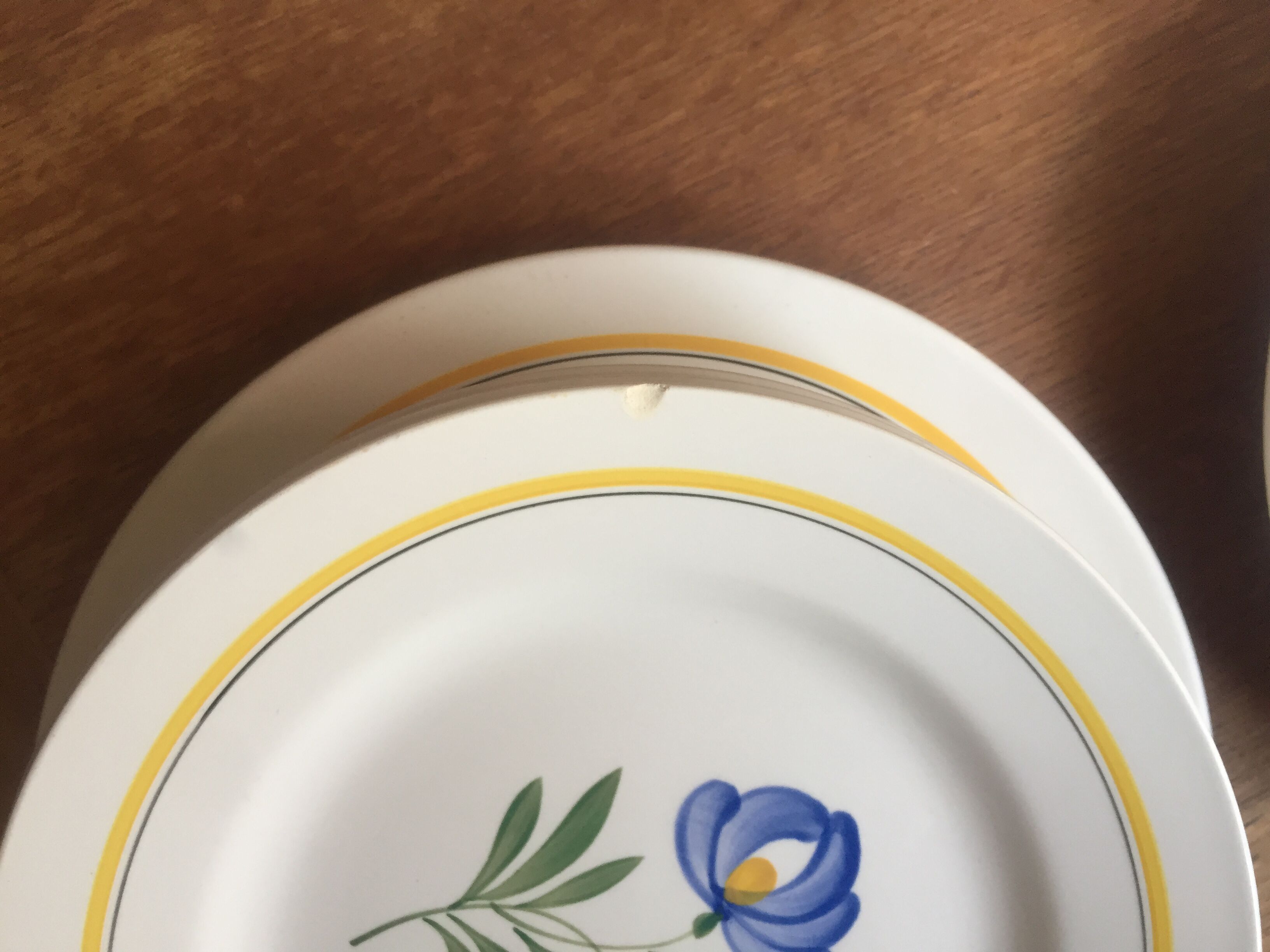 Lot of tableware Digoin Sarreguemines model Dunkirk