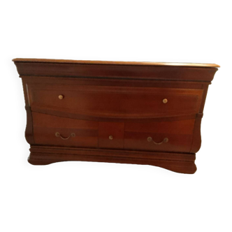 Louis-Philippe cherry chest of drawers