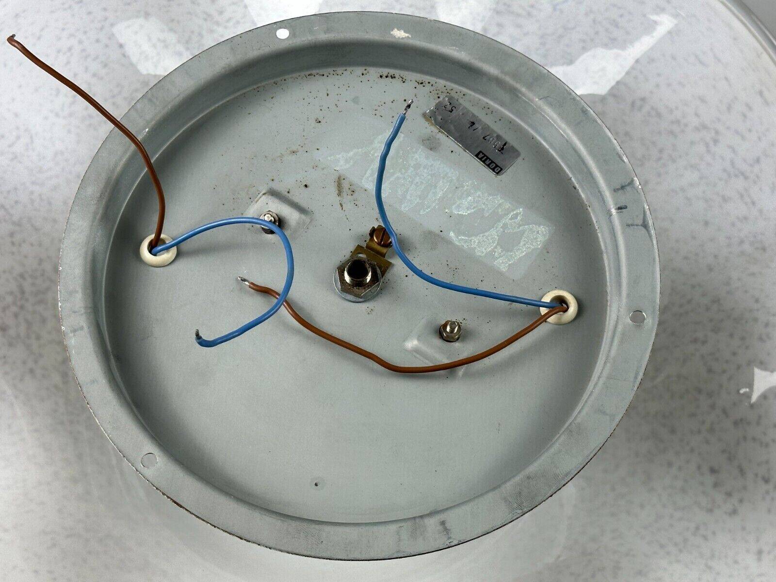 60s 70s Lamp Fixture Ceiling Lamp Flush Mount Doria Glass Space Age