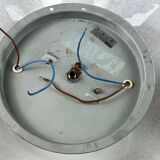 60s 70s Lamp Fixture Ceiling Lamp Flush Mount Doria Glass Space Age