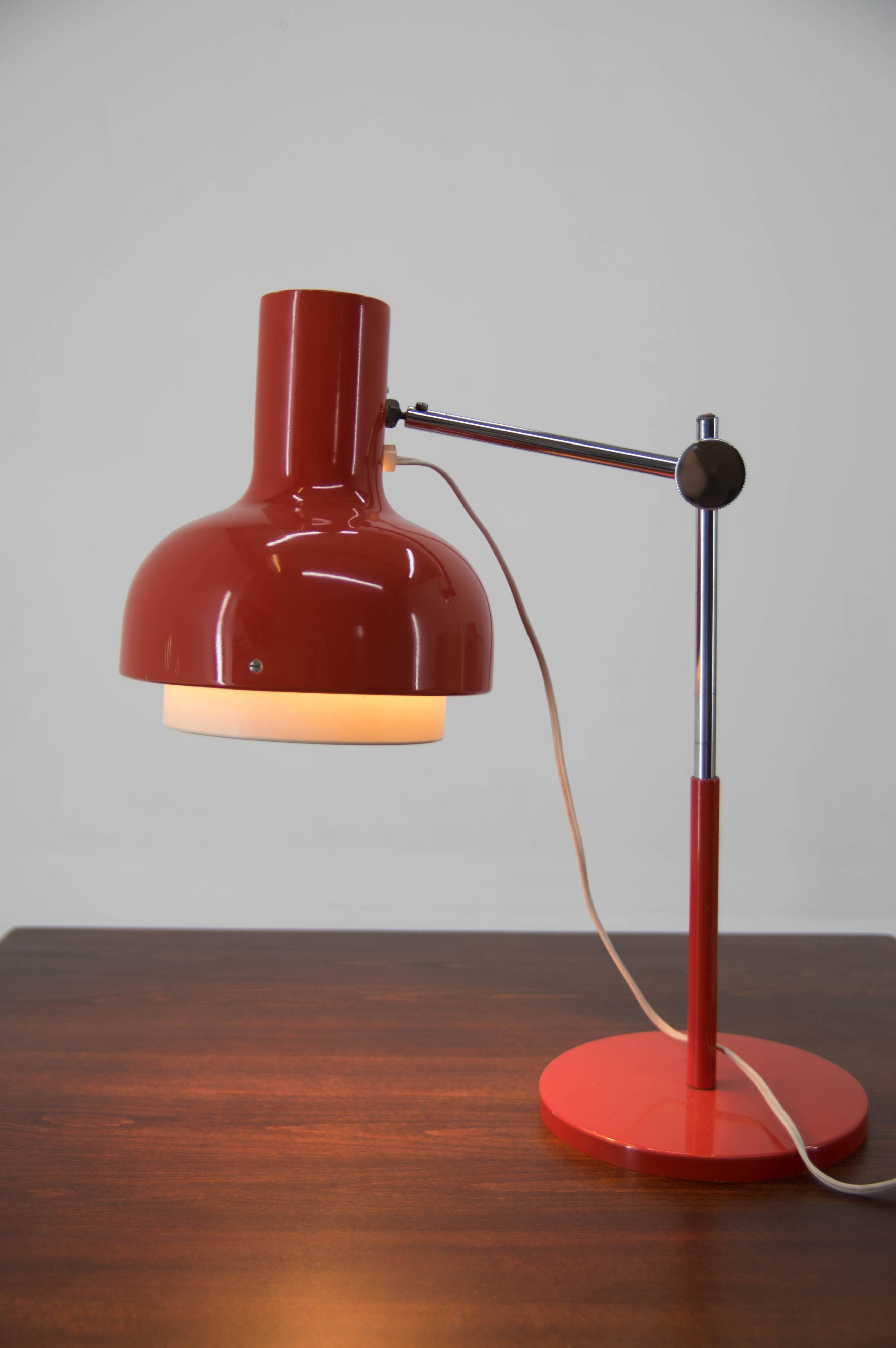 Lampe de Bureau Mid-Century par Josef Hurka pour Napako, 1970s