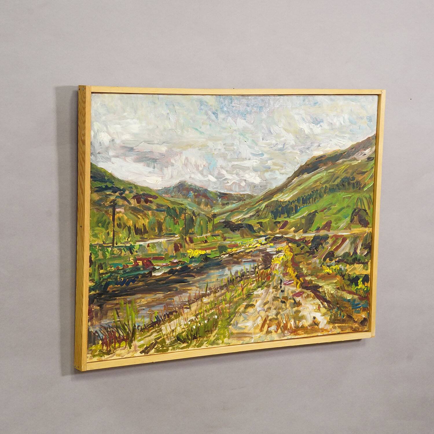 Glen Orchy / Balmally – Scottish landscape, 1977 oil painting by Alexander Michael