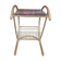 Side table for storing magazines