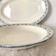 Set of ironstone dishes Salins France Régamier