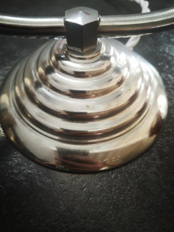 Table lamp globes opaline period art deco 1930