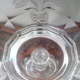Chiseled crystal empty pocket cup