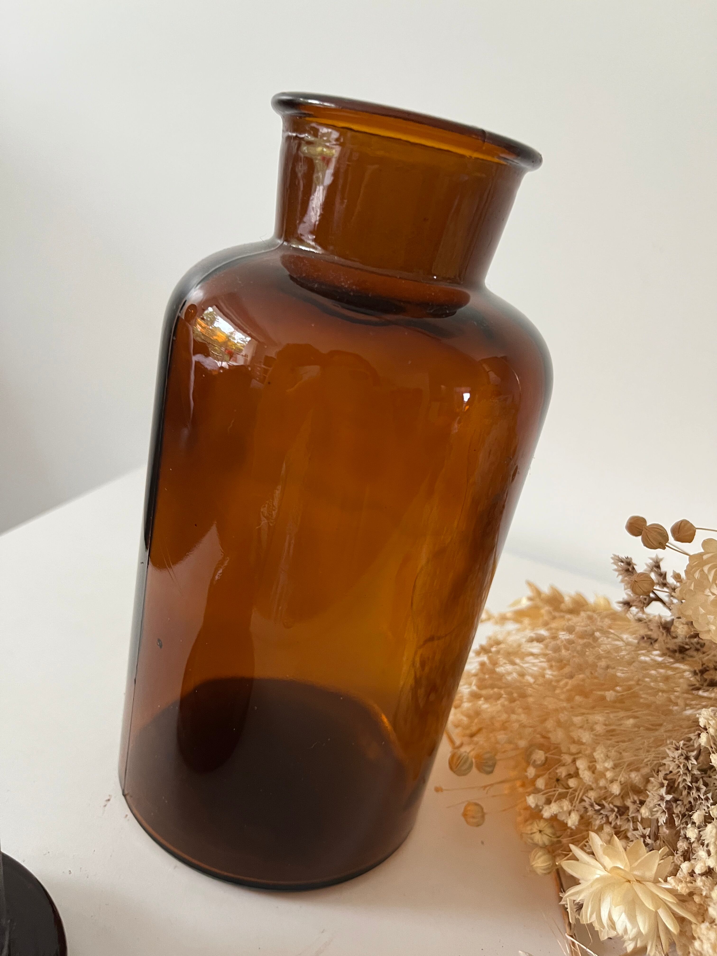 Old apothecary pot bottle