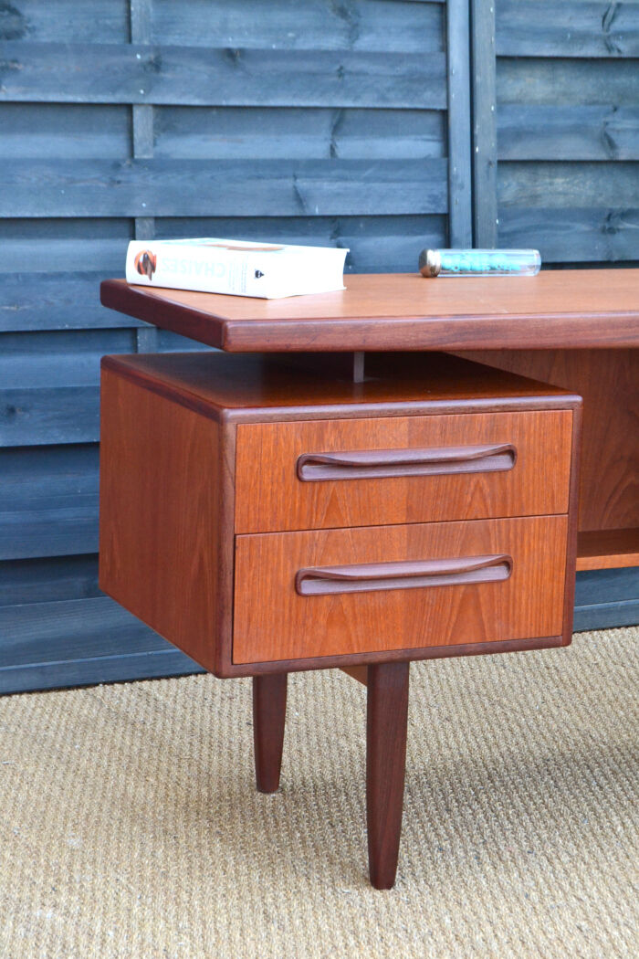 By G-Plan teak desk