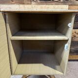 Small side buffet in rattan - Attributed to Audoux-Minet