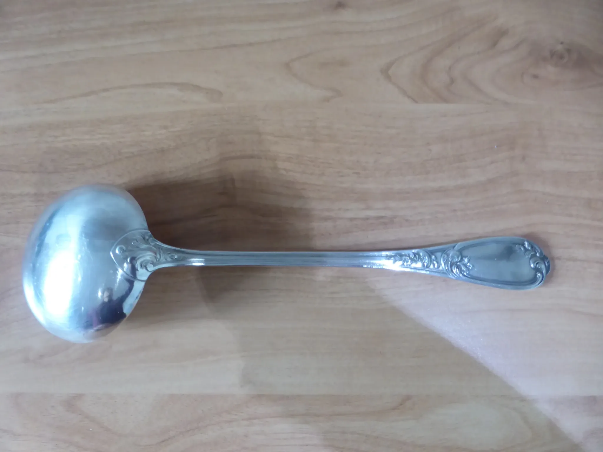 1 louche en métal argenté ercuis vintage 240549
