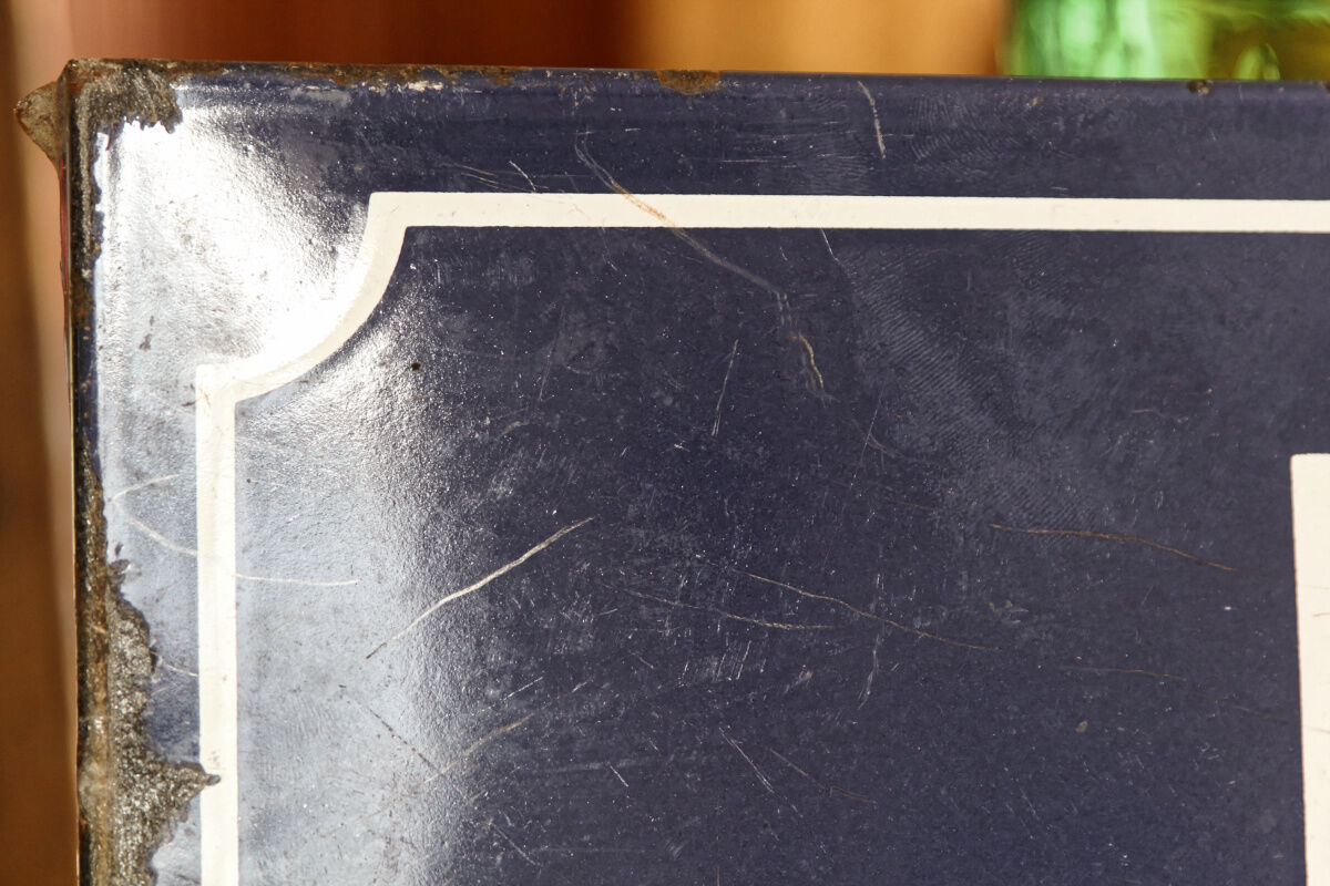 Old enamelled plaque - Rue Saint Sulpice Paris