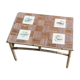 Table basse en rotin années 70