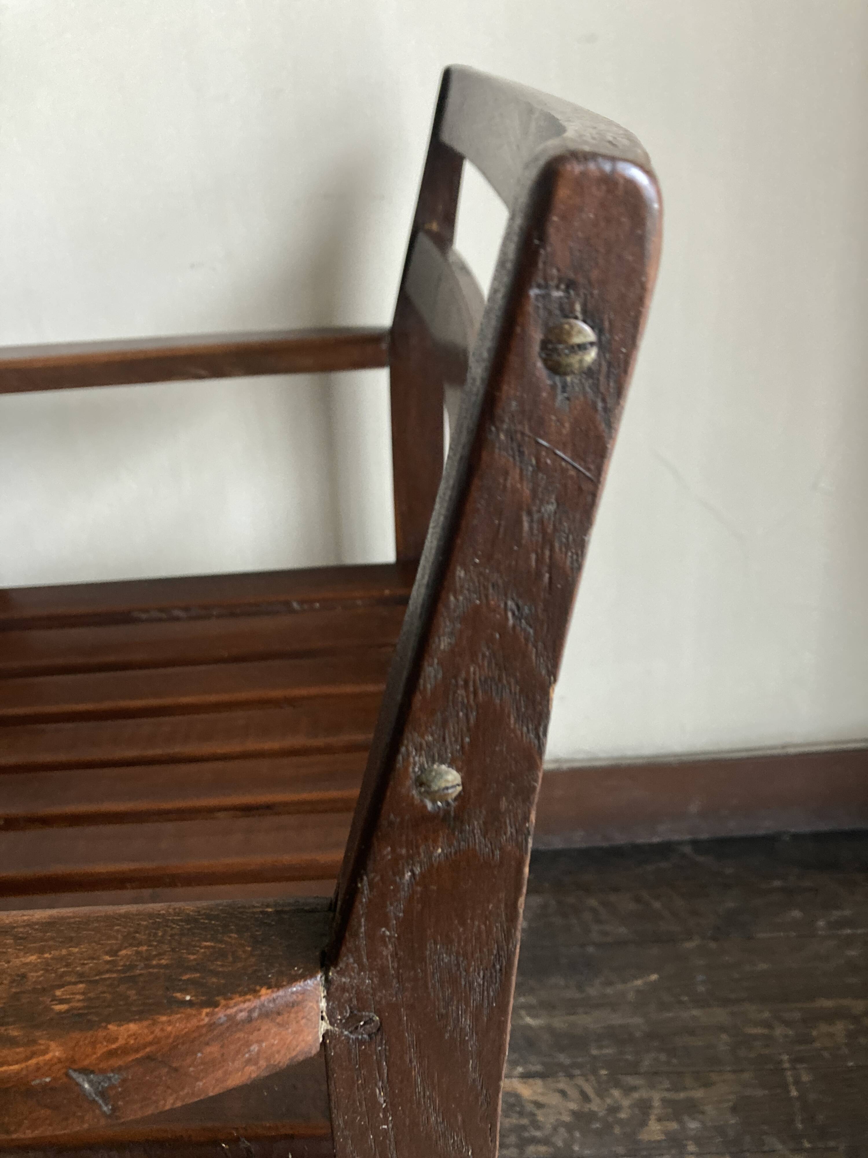 Modernist oak armchair, 1950