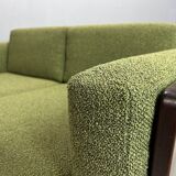 Tobia Scarpa new Green Boucle "Bastiano" 2-Seater Sofa for Knoll, 1960s