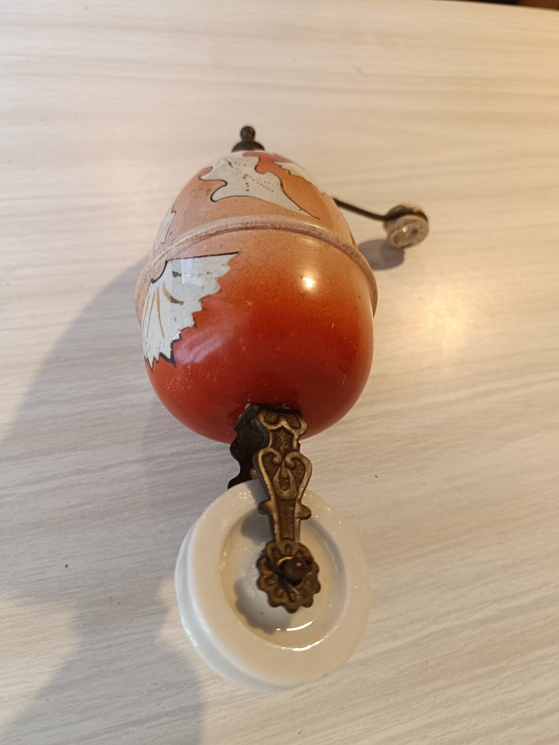 Opaline glass pendant light