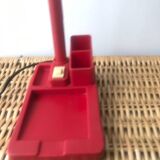 Red desk lamp with pencil holder 80/90'