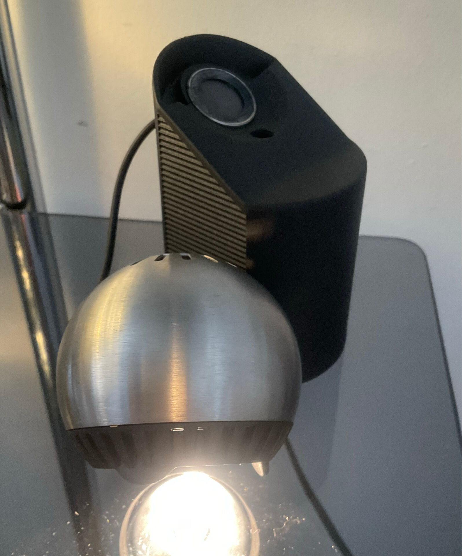 Mini spot lamp 41701 by Dieter Witte for Osram from the 1970s.