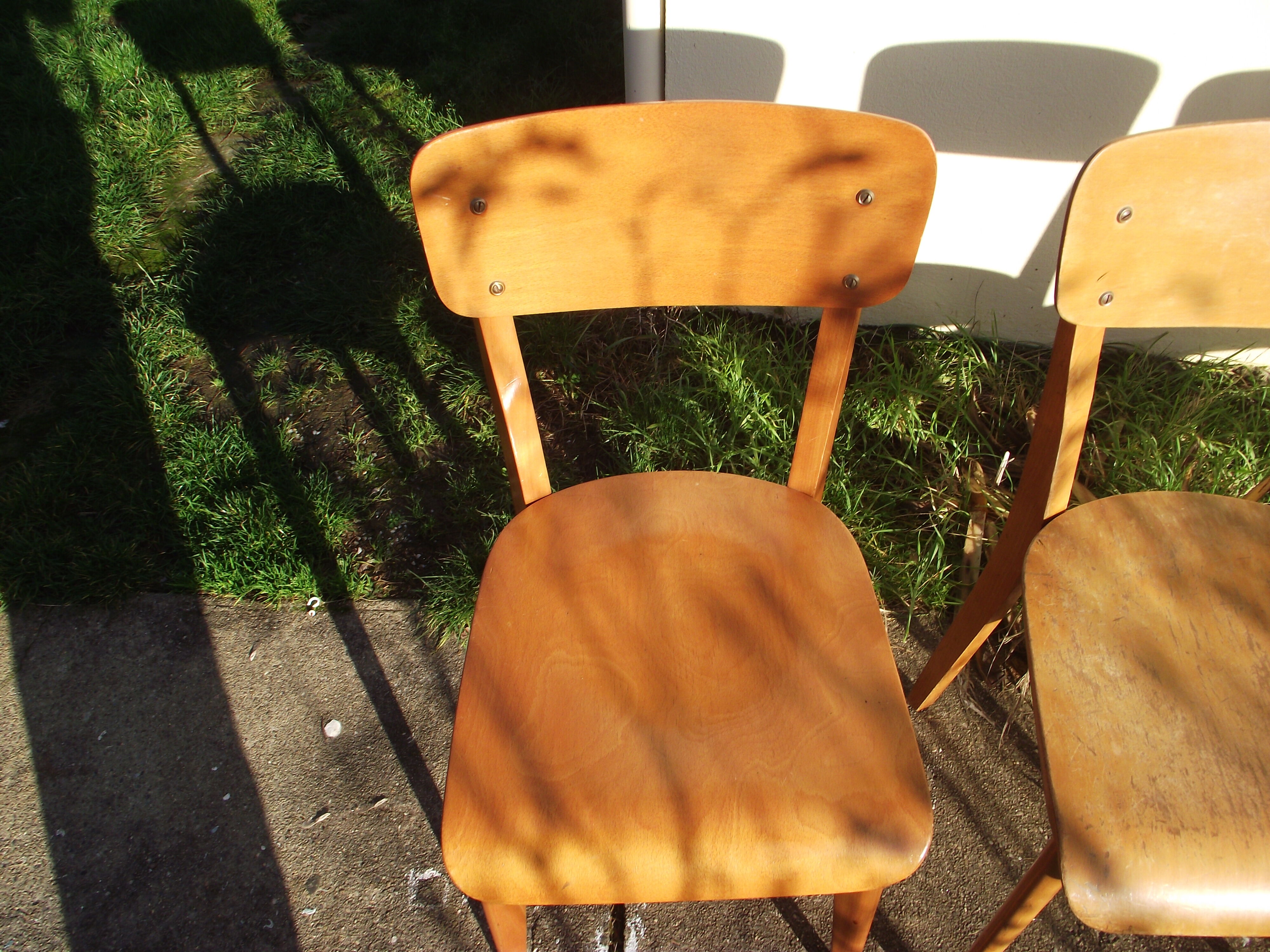 4 50s/60s bistro chairs