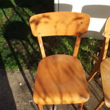 4 50s/60s bistro chairs
