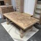 Solid oak farmhouse table