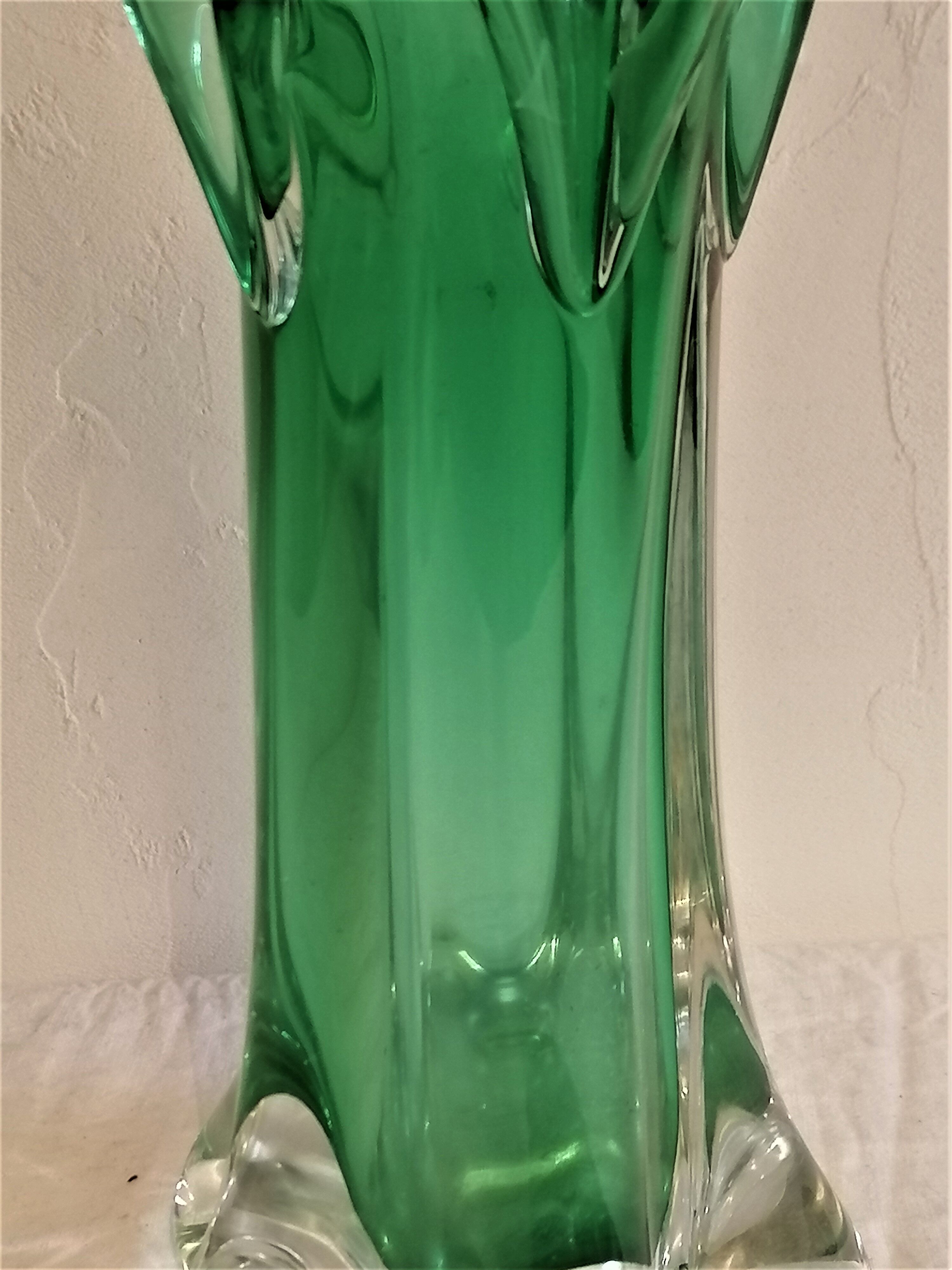 Vintage Murano glass vase from the 60s.
