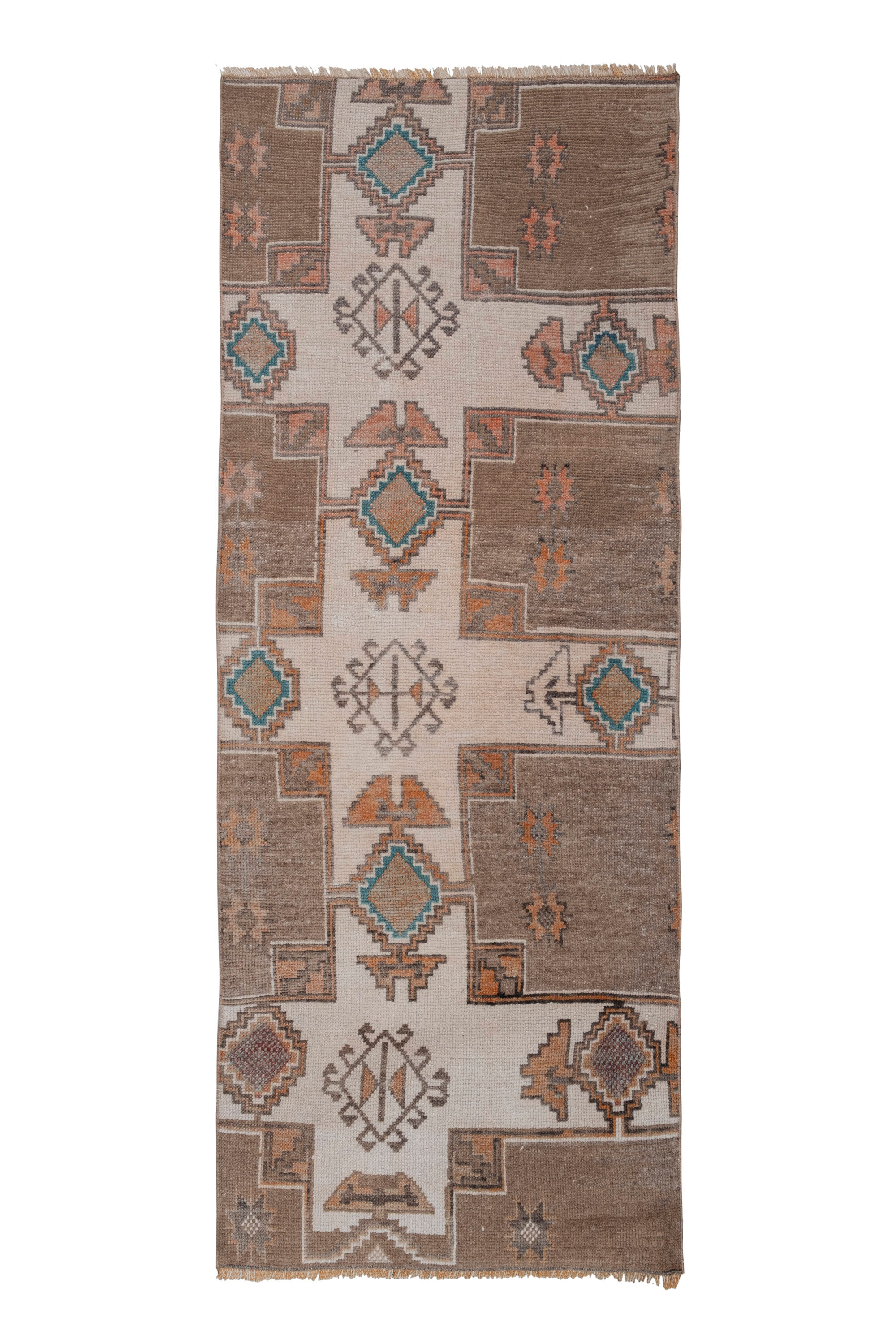 Turkish Oushak Rug Runner 66 x 170 cm