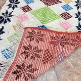 Moroccan Berber Rug Costum - Moroccan Wool Rug - New Azilal Rug - Beni Ouarain Style