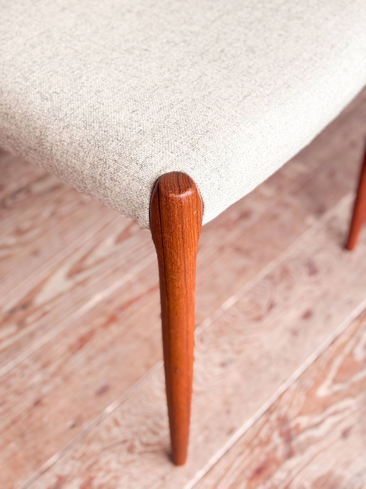 Set of 6 chairs #80 in teak by Niels O. Møller, JL Moller, Mid Century