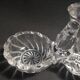 Baccarat crystal salt cellar, bamboo model, early 20th century
