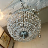 Louis XVI basket chandelier
