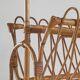 Bamboo magazine rack in mid-century 1960 style