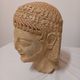 Head of the Rampin Cavalier, archaic Greek sculpture, cast from the Louvre Museum