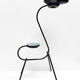 Animal-shaped pocket table in wrought iron and ceramic. France, 1960s.