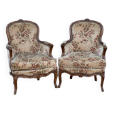 Paire de bergères