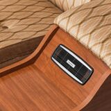 Canapé modulable 3 places en tissu, modernisme vintage des années 1970