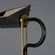Vintage floor lamp in brass-plated metal, design, Italy, 1980s