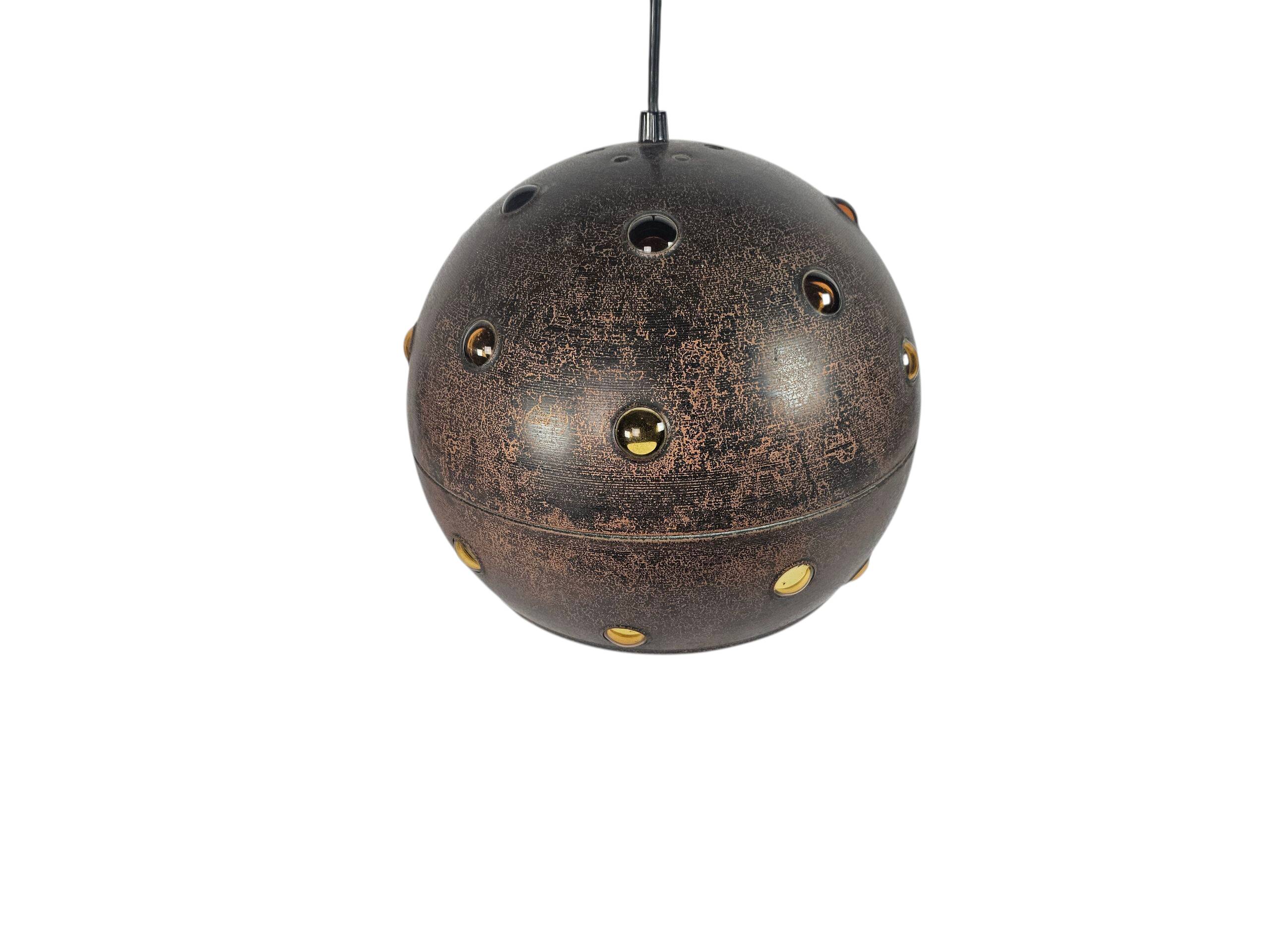 Raak Amsterdam - Nanny Still McKinney - Lampe suspendue en cuivre - Années 60