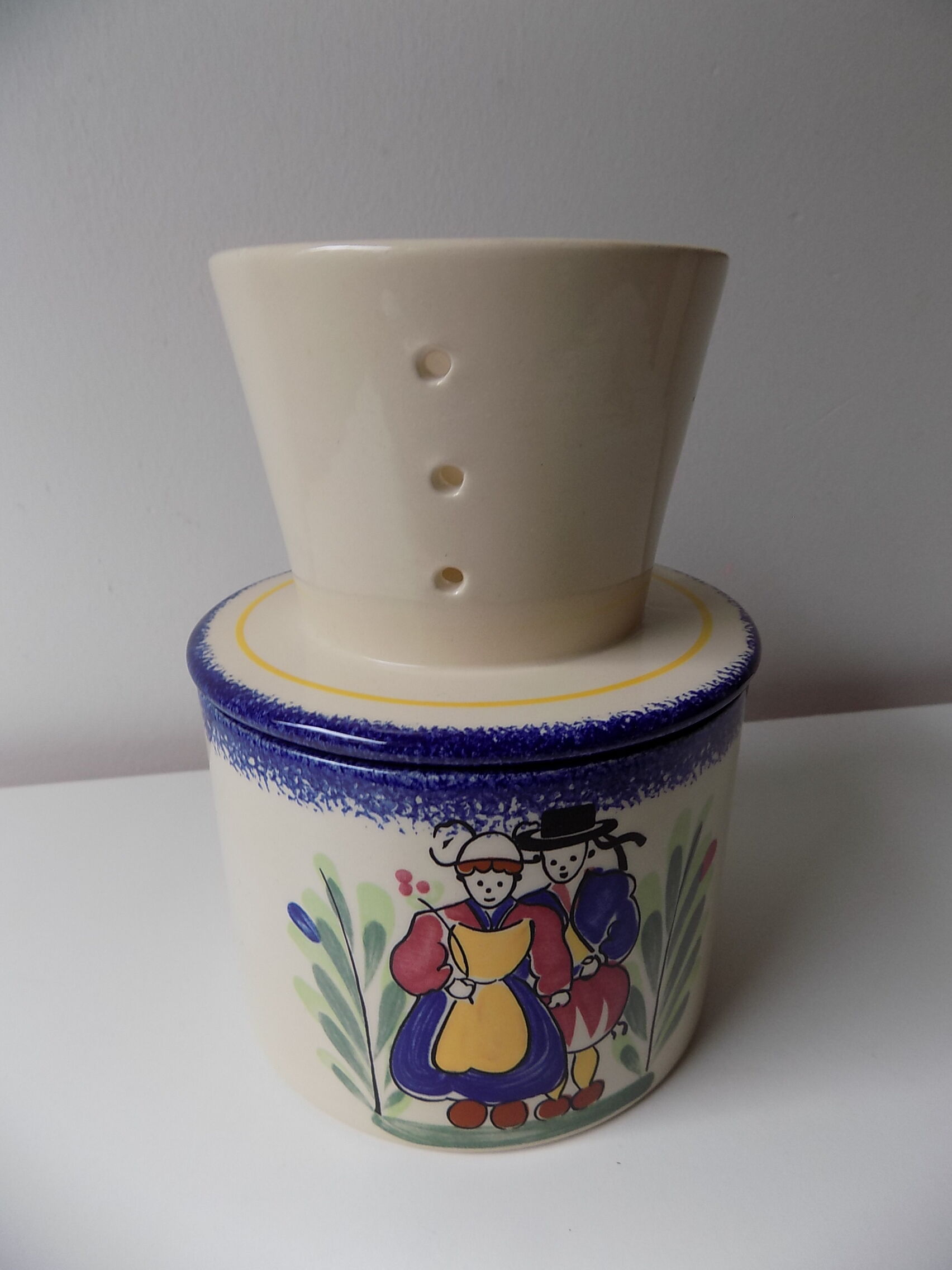 Breton butter butter Pornic earthenware