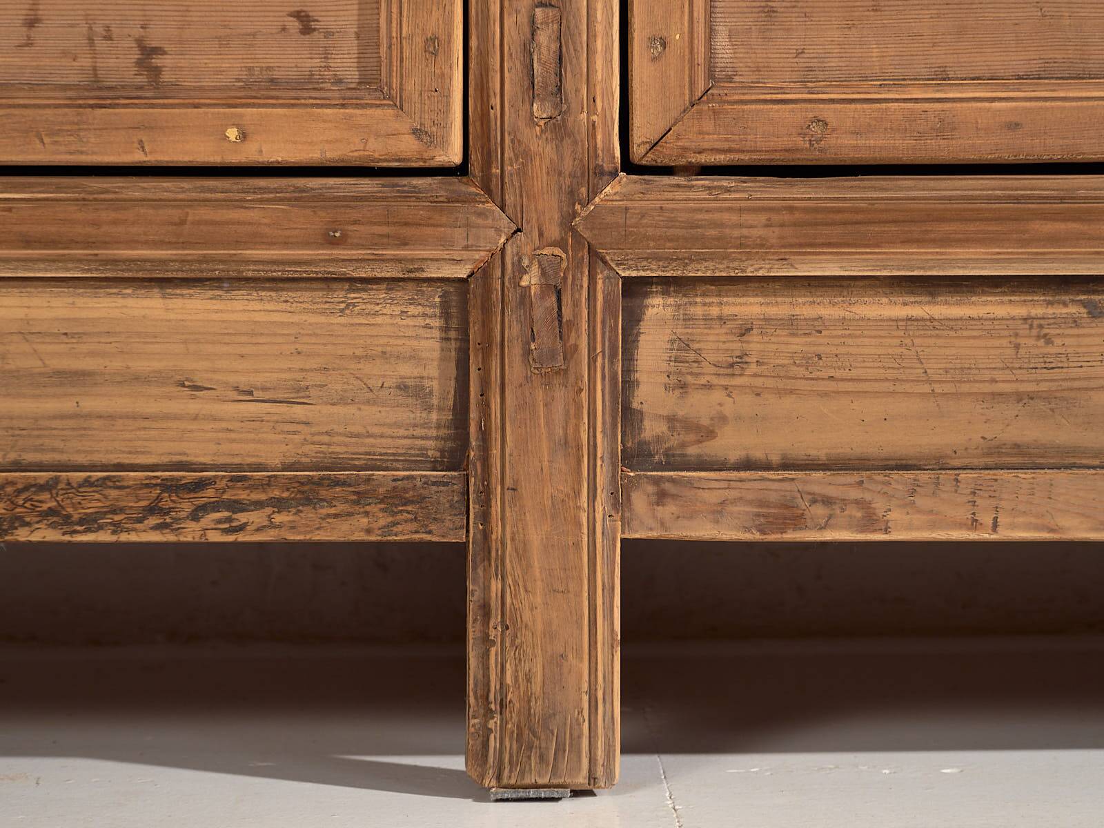 Antique three-door living room sideboard (c.1900) #40