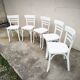 Series of 5 Baumann bistro chairs