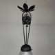 Art Deco pendant lamp with hexagonal glass shade, 1930s