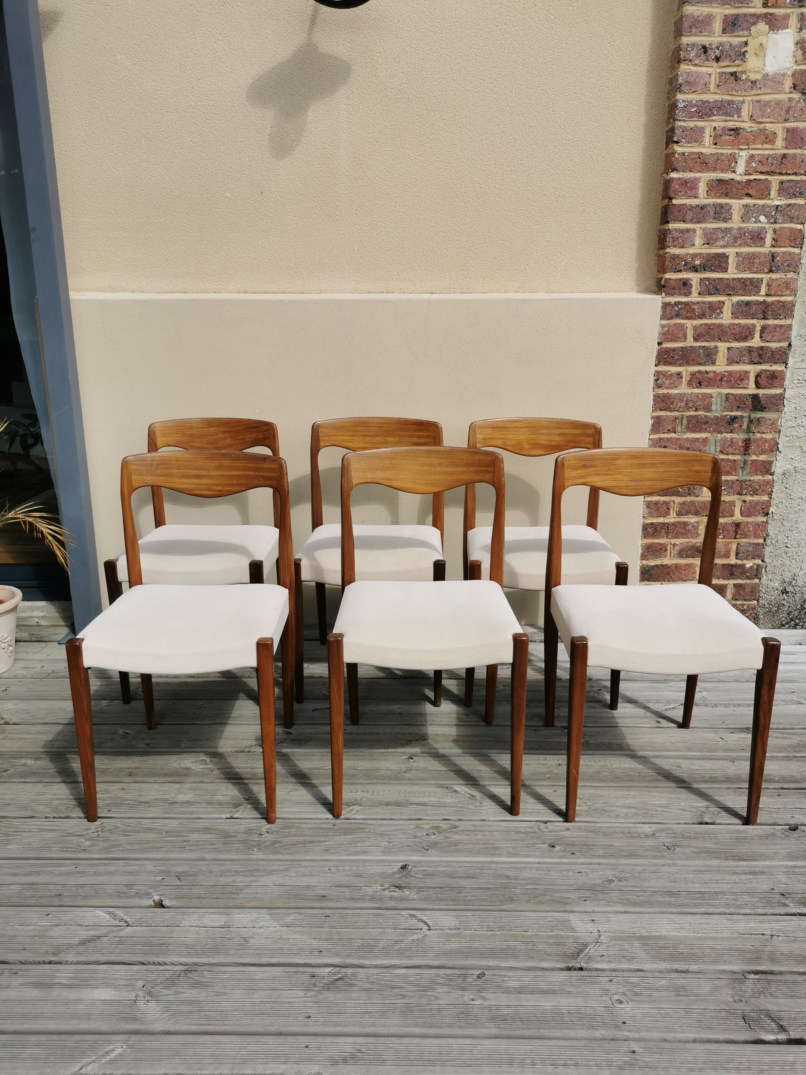 Teak chairs