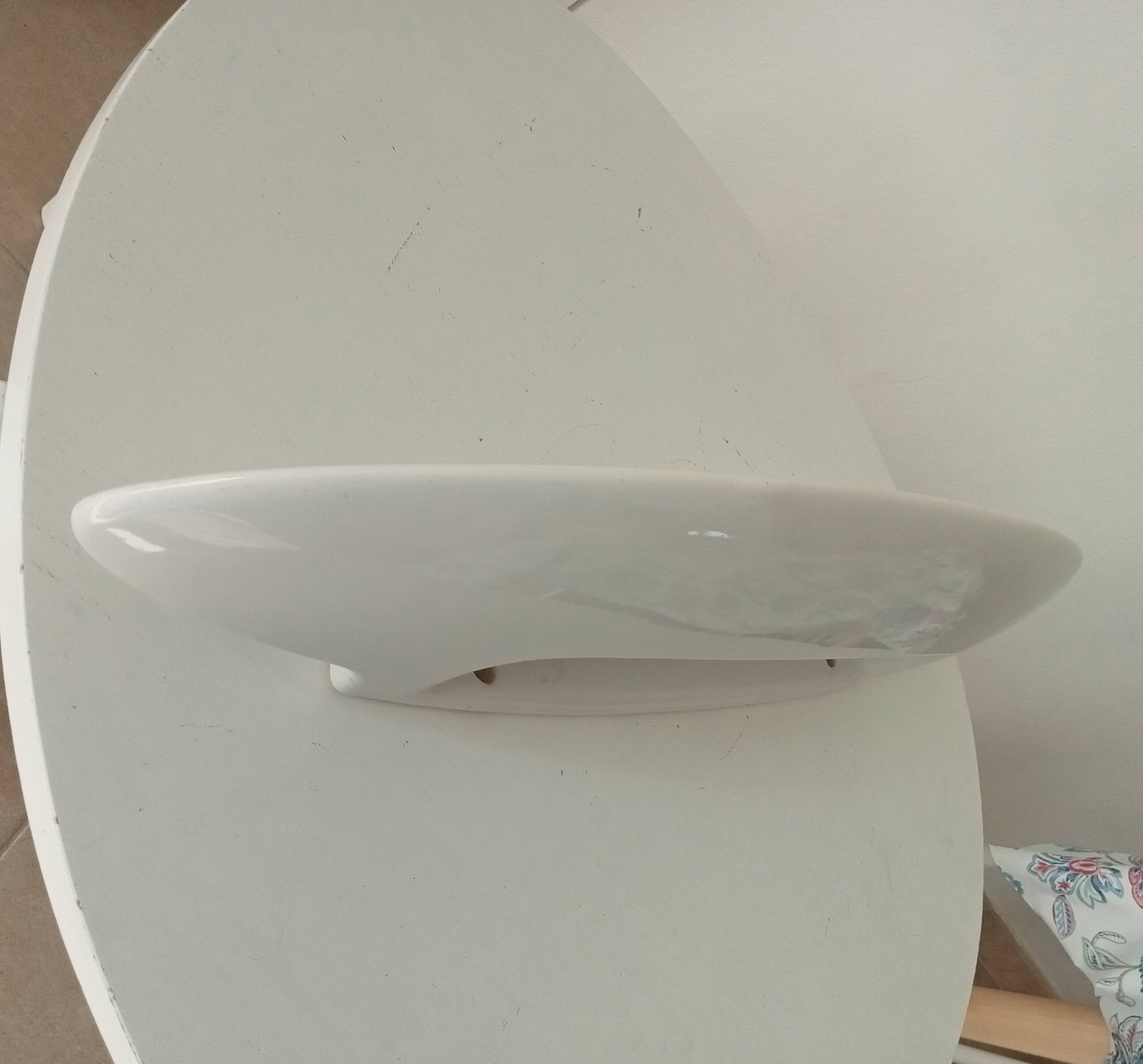 Vintage ceramic wall-mounted shelf